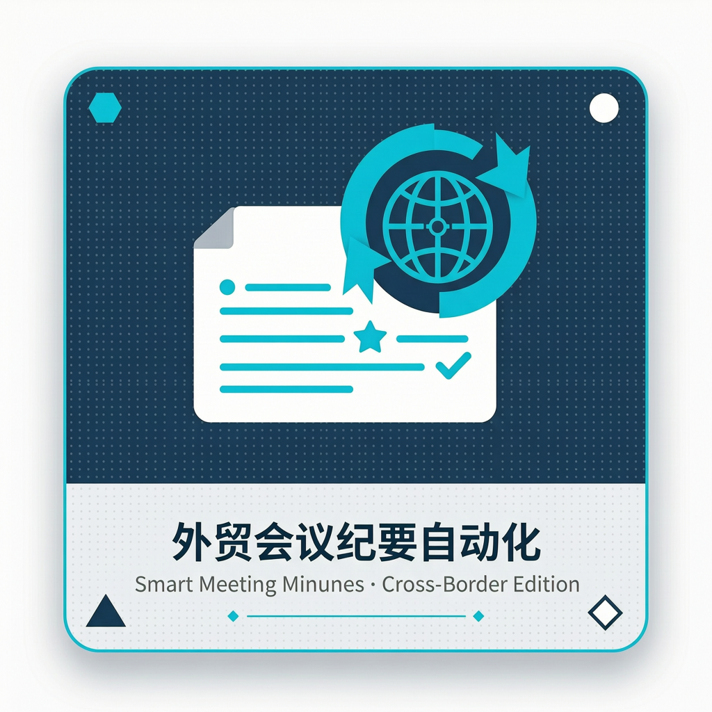外贸会议纪要自动化